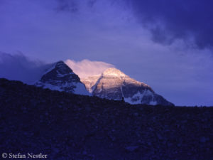 Tibetan north side of Mount Everest
