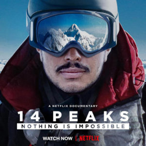 Netflix advertisement for 14 peaks