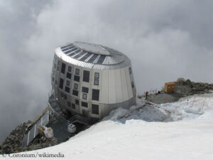 Goûter-Hütte am Mont Blanc