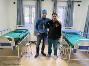Dr. Matthias Baumann and Dr. Pasang Sherpa