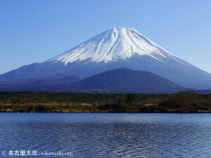 The 3,776-meter-high Mount Fuji in Japan