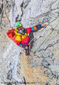 Jost Kobusch im Aufstieg am Mount Everest